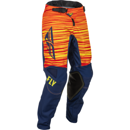 FLY 2022 Kinetic Wave Navy/Yellow/Red Youth Pants [Size:20]