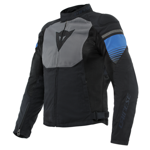 Dainese Air Fast Tex Black/Gray/Racing Blue Textile Jacket [Size:48]