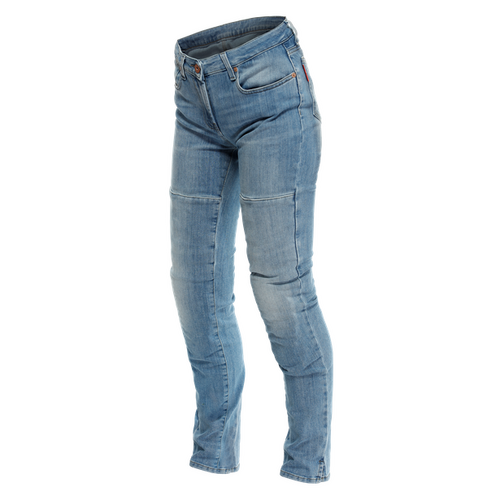 Dainese Denim Stone Light Blue Slim Womens Pants [Size:26]