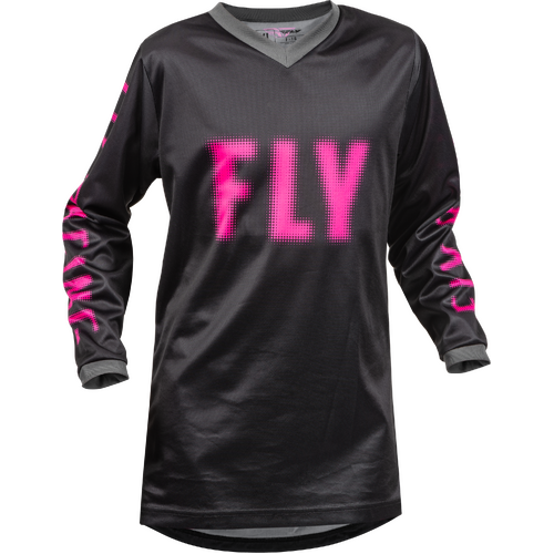 FLY 2023 F-16 Black/Pink Youth Jersey [Size:LG]