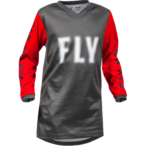 FLY 2023 F-16 Grey/Red Youth Jersey [Size:MD]