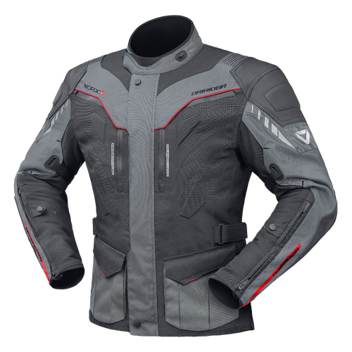 DriRider Nordic V Dark Grey/Grey Textile Jacket [Size:XS]