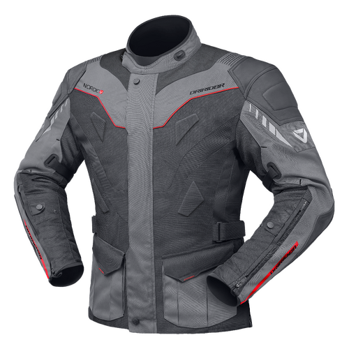 DriRider Nordic V Airflow Dark Grey/Grey Textile Jacket [Size:XS]