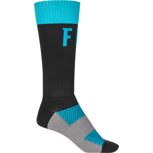 FLY MX Blue/Black Pro Socks [Size:LG/XL]