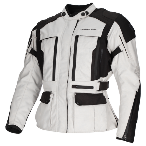 DriRider Explorer Light Grey/Black Textile Jacket [Size:XS]