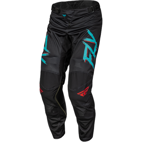 FLY 2023 Kinetic Mesh Rave Red/Black/Mint Pants [Size:28]
