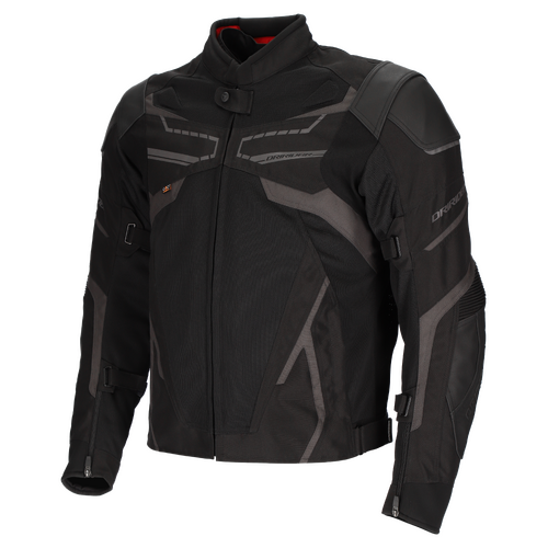 DriRider Climate Exo 4 Black/Black Textile Jacket [Size:SM]