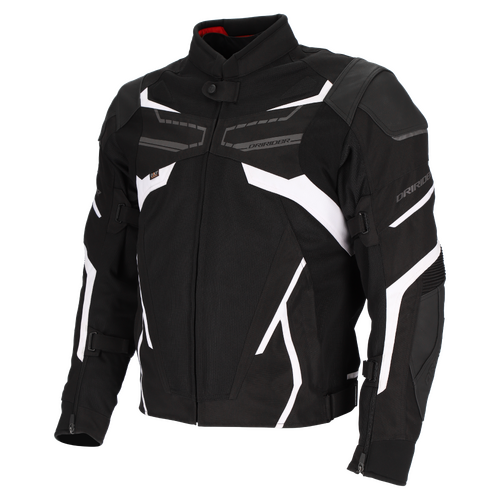 DriRider Climate Exo 4 Black/White Textile Jacket [Size:SM]