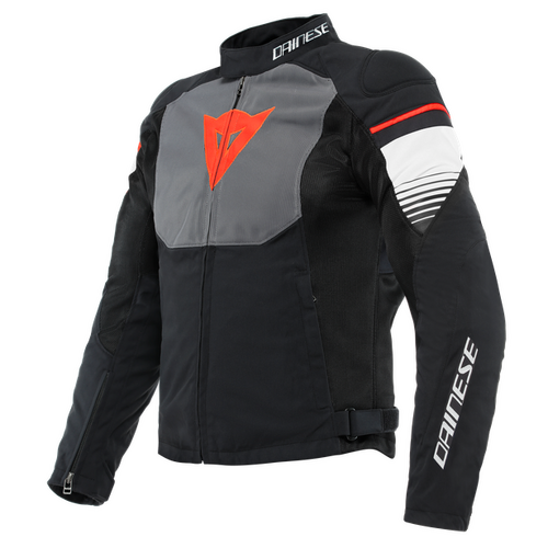 Dainese Air Fast Tex Black/Grey/White Textile Jacket [Size:54]