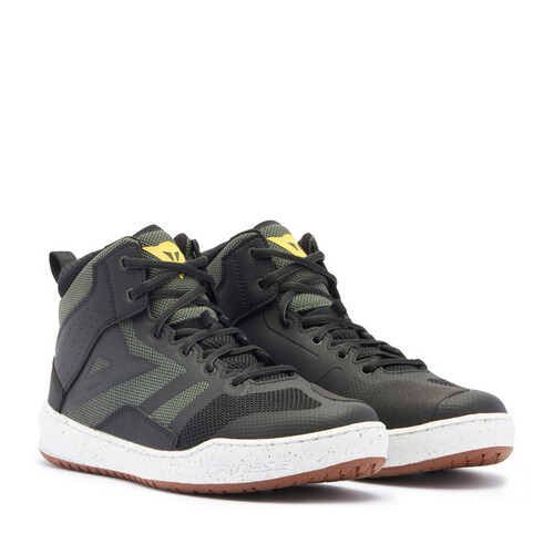 Dainese Suburb Air Black/White/Army Green Shoes [Size:45]