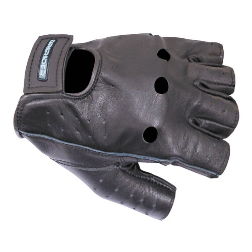 DriRider Fingerless Black Gloves [Size:MD]