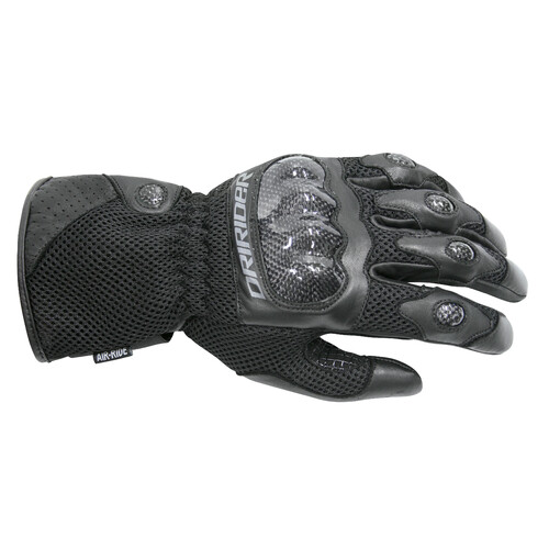 DriRider Air-Ride Black Gloves [Size:SM]