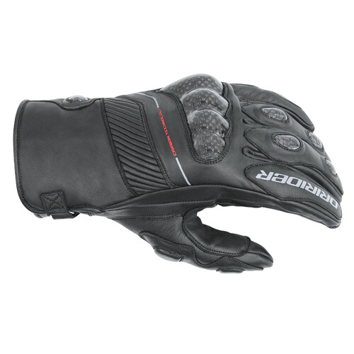 DriRider Speed 2 Short Cuff Black Gloves [Size:LG]