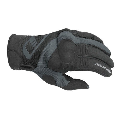 DriRider RX Adventure Black/Black Gloves [Size:XS]