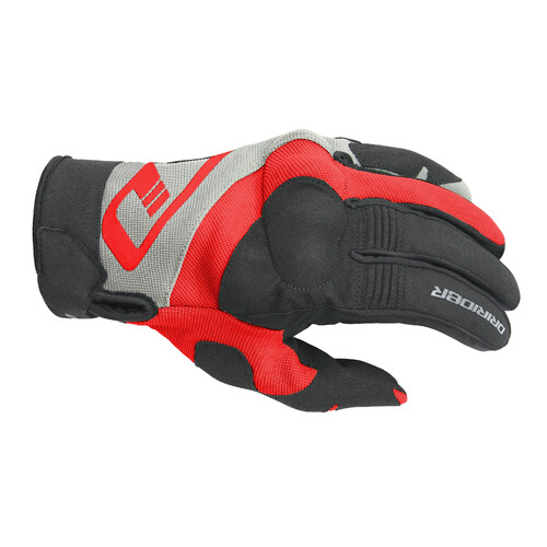 DriRider RX Adventure Black/Red Gloves [Size:XS]