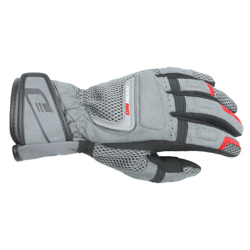 DriRider Vortex Adventure Grey Gloves [Size:SM]