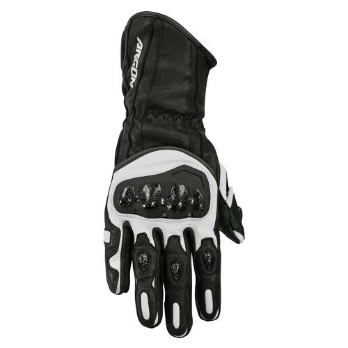 Argon Rush Black/White Womens Gloves [Size:LG]