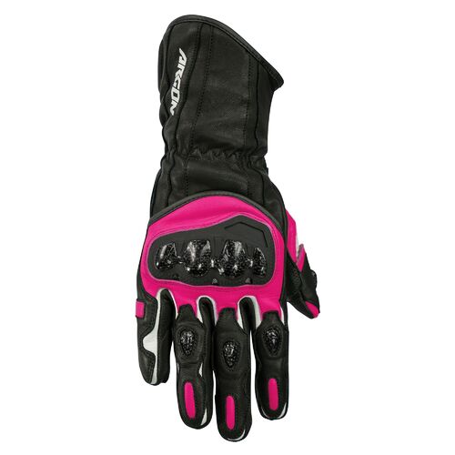 Argon Rush Black/Pink Womens Gloves [Size:XL]