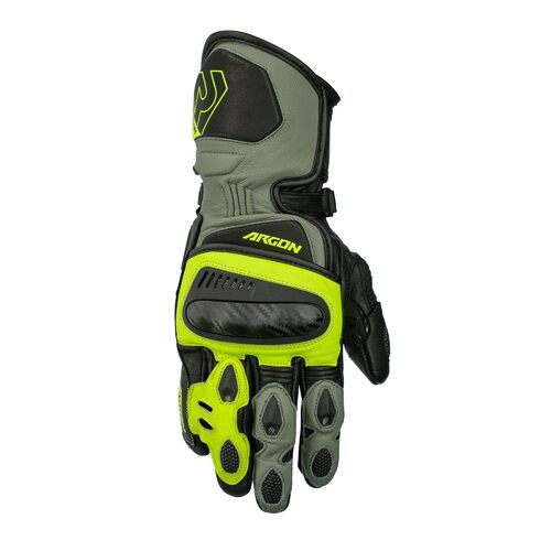 Argon Engage Grey/Lime Gloves [Size:SM]