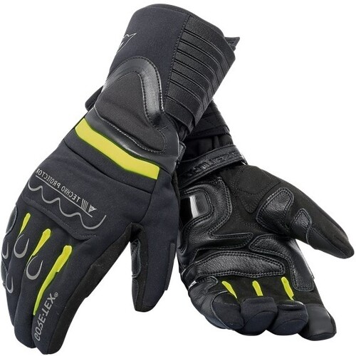 Dainese Scout 2 Unisex Gore-Tex Black/Fluro Yellow/Black Gloves [Size:SM]