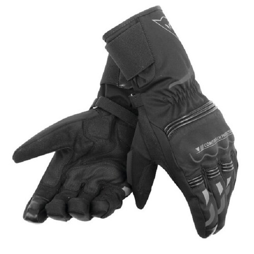 Dainese Tempest Unisex D-Dry Long Black/Black Gloves [Size:XS]