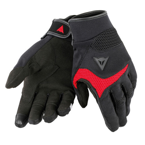 Dainese Desert Poon D1 Unisex Black/Red Gloves [Size:XS]