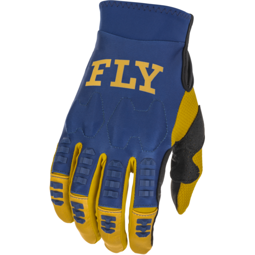 FLY 2022 Evolution DST Navy/White/Gold Gloves [Size:SM]