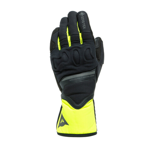 Dainese Nembo Gore-Tex Black/Fluro Yellow Gloves [Size:XS]