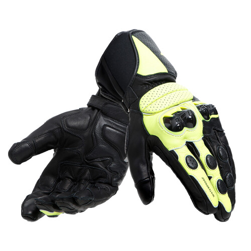 Dainese Impeto D-Dry Black/Fluro Yellow Gloves [Size:SM]