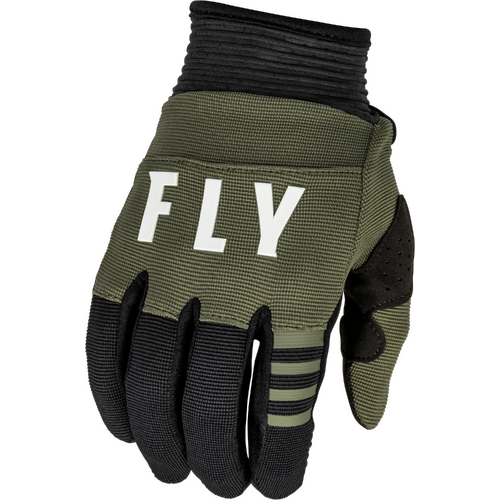 FLY 2023 F-16 Olive Green/Black Youth Gloves [Size:SM]