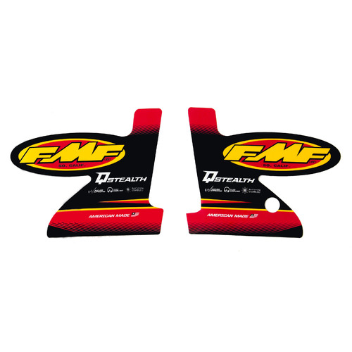 FMF Racing Q Stealth 2-Part Wrap Logo Decal Replacement