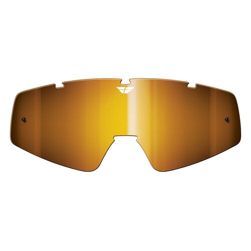 FLY Replacement Chrome Amber Lens for Zone/Focus Goggles