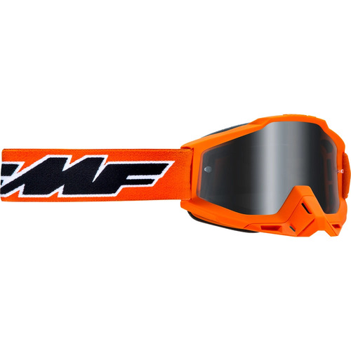 FMF Vision Powerbomb Goggles Rocket Orange w/Mirror Silver Lens