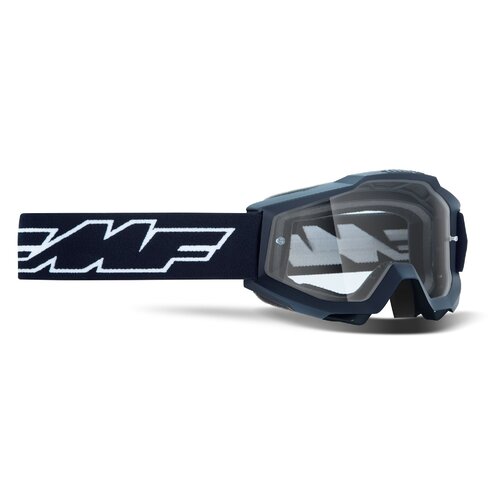 FMF Vision Powerbomb Youth Goggles Rocket Black w/Clear Lens