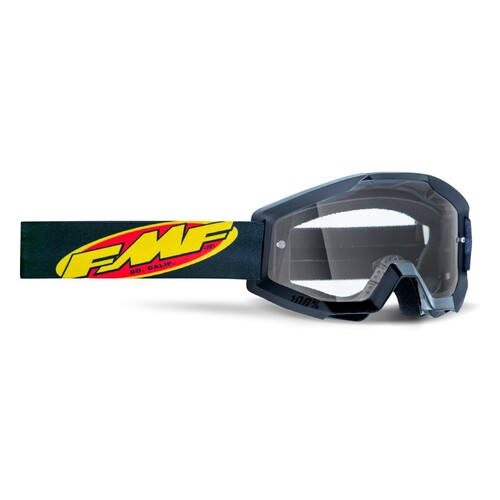 FMF Vision Powercore Youth Goggles Core Black w/Clear Lens
