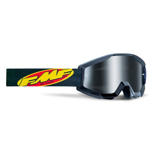 FMF Vision Powercore Youth Goggles Core Black w/Mirror Silver Lens