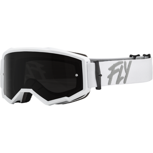 FLY 2023 Zone Goggles White w/Dark Smoke/Smoke Lens