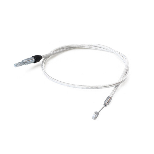 Magnum Shielding MS-323420HE Sterling Chromite Quick Connect 54" Upper Clutch Cable for Softail 18-Up/Touring 21-Up