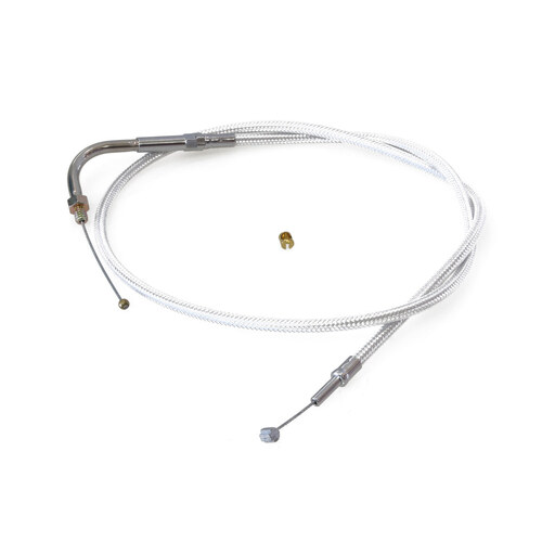 Magnum Shielding MS-3303 Sterling Chromite 33-1/2" Throttle Cable for Big Twin/Sportster 76-80