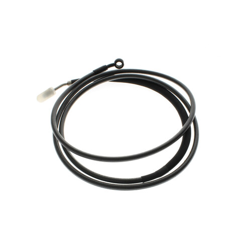 Magnum Shielding MS-41880 Black Pearl 80" Hydraulic Clutch Line w/10mm x 35 Degree Banjo for Touring/Softail 17-Up Models