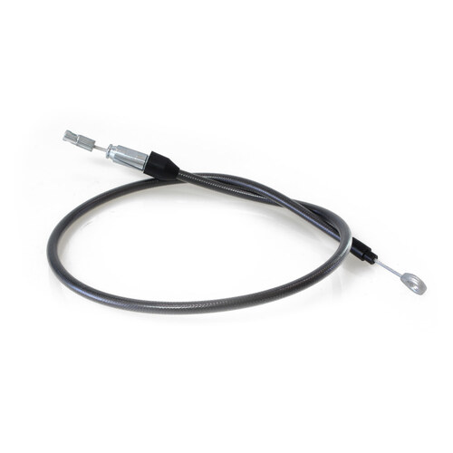 Magnum Shielding MS-42344HE Black Pearl Upper Clutch Cable 38" TL=2-5/16" Std End for Softail 18-Up/FLH 21-Up