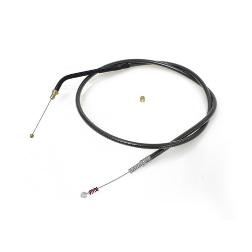 Magnum Shielding MS-4436 Black Pearl 30" Idle Cable for Sportster 07-Up