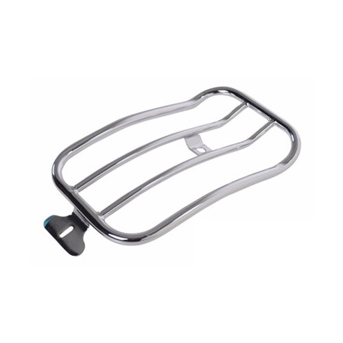 Motherwell Products MWL-118 Solo Seat Luggage Rack Chrome for Low Rider/Sport Glide 18-Up