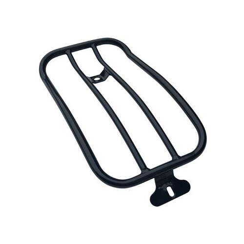 Motherwell Products MWL-118GB Solo Seat Luggage Rack Black for Low Rider/Sport Glide 18-Up