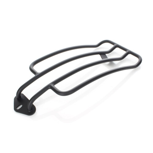 Motherwell Products MWL-151B Solo Seat Luggage Rack Black for Softail Slim 12-17/Blackline 11-13