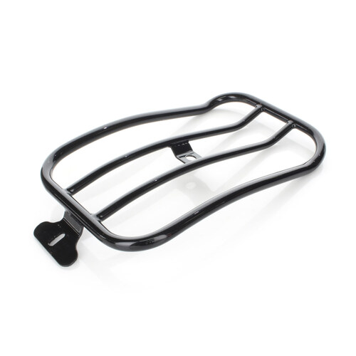 Motherwell Products MWL-219GB Solo Seat Luggage Rack Black for Dyna Low Rider S 16-17/Milwaukee-Eight Low Rider S 20-Up