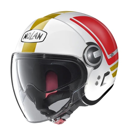Nolan N21 Visor Flybridge 67 Red/White/Green Helmet [Size:XS]
