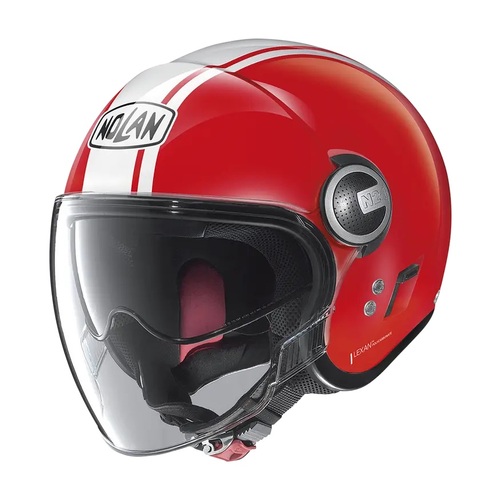 Nolan N21 Visor Dolce Vita 96 Red/White Helmet [Size:XS]