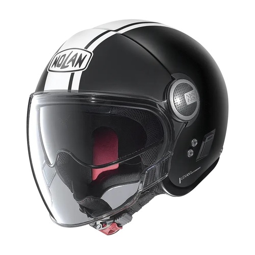 Nolan N21 Visor Dolce Vita 99 Flat Black/White Helmet [Size:XS]