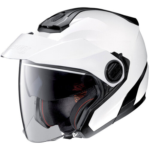 Nolan N40-5 Open Face 5 White Helmet [Size:XS]